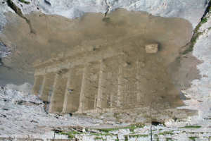 athens-reflection-in-a-pool